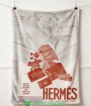 Hermes Throw Blankets